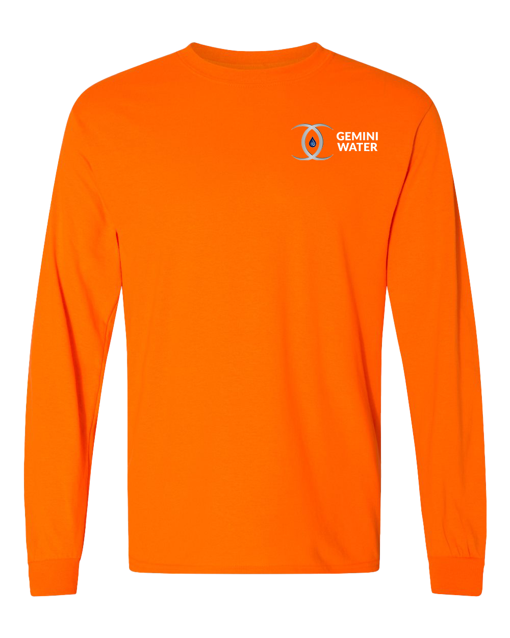 Gemini - Hi-Vis Orange Long or Short-Sleeve T-Shirt